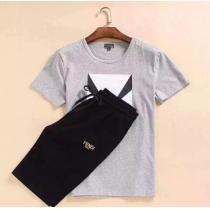 2026 値下げ！ FENDI フェンディ 半袖Tシャツ 上下セット 4色可選