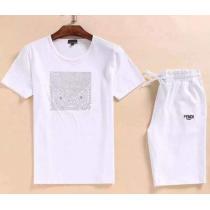 2026 格安！ FENDI フェンディ 半袖Tシャツ 上下セット 4色可選