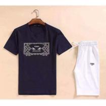 抜群の雰囲気が作れる!2025 FENDI フェンディ 半袖Tシャツ 上下セット 4色可選