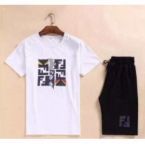 抜群の雰囲気が作れる!2026 FENDI フェンディ 半袖Tシャツ 上下セット 4色可選