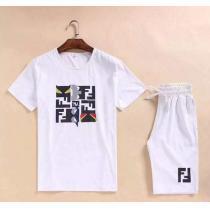 抜群の雰囲気が作れる!2026 FENDI フェンディ 半袖Tシャツ 上下セット 4色可選