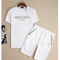 プレゼントに 2026 VERSACE ヴェルサーチ 半袖Tシャツ 上下セット 2色可選