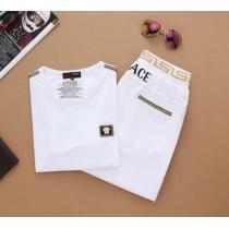 2026 大人気☆NEW! VERSACE ヴェルサーチ 半袖Tシャツ 上下セット 2色可選