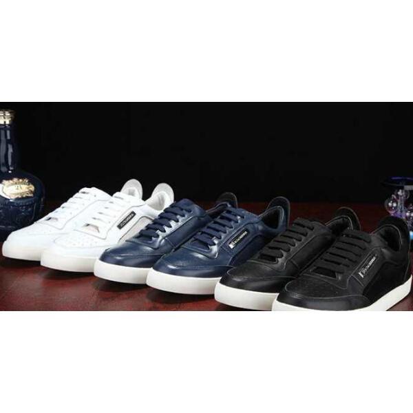 ファション性の高い Dolce&Gabbana ドルチェ＆ガッバーナ フラットシューズ おしゃれなシンプルスニーカー
