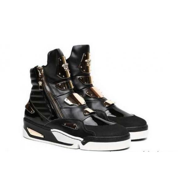 大人っぼい2026 VERSACE ヴェルサーチ  ハイカットスニーカー　最旬アイテム
