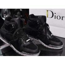 しっかりした履き心地で 個性派 DIOR ディオール ハイカットスニーカー 2色可選