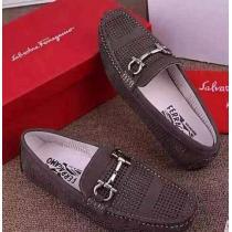 防水本革ビジネスシューズFERRAGAMO サルヴァトーレフェラガモ ビジネスシューズ 2色可選