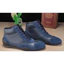 絶賛軽いハイカットスニーカー PRADA プラダ  抗菌?防臭加工 2色可選