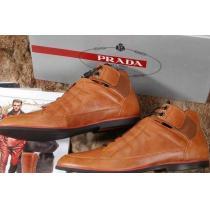 人気商品 2026 PRADA プラダ ハイトップシューズ 2色可選 防水機能に優れ