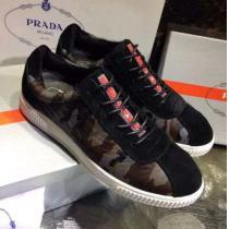 迷彩柄アイテム 2026 PRADA プラダ スニーカー 軽い履き心地 2色可選