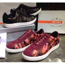 迷彩柄アイテム 2026 PRADA プラダ スニーカー 軽い履き心地 2色可選