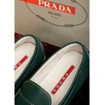 究極柔らかい質感 2026 個性派 PRADA プラダ ビジネスシューズ 革靴