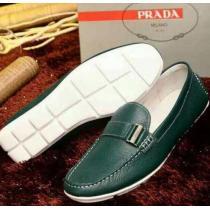 究極柔らかい質感 2026 個性派 PRADA プラダ ビジネスシューズ 革靴