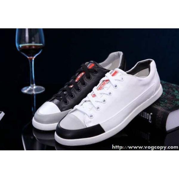 完璧な白黒结び 2026 PRADA プラダ フラットシューズ 2色可選