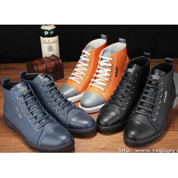 最新入荷！ 2026 PRADA プラダ ハイトップシューズ 3色可選