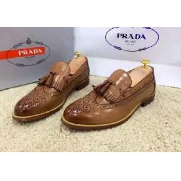 激安販売　2026 PRADA プラダ　今季セール　 レザーシューズ靴 2色可選