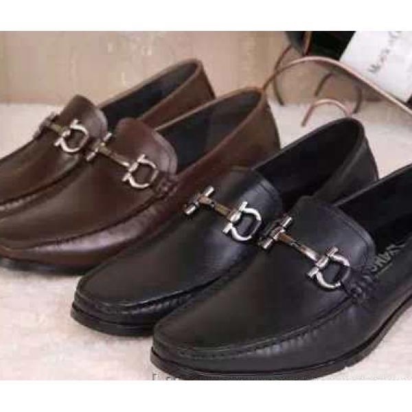 フィット感 2026 FERRAGAMO サルヴァトーレフェラガモ レザーシューズ靴 ビジネスシューズ 2色可選