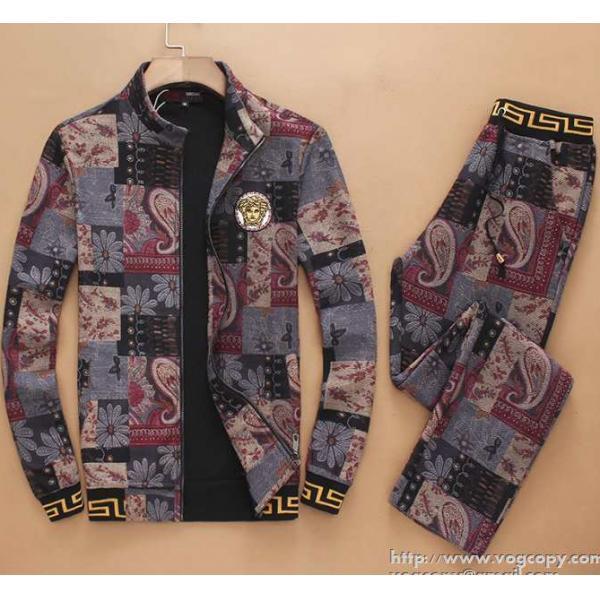 最新フッション 2026 VERSACE ヴェルサーチ 上下セット ブルゾン
