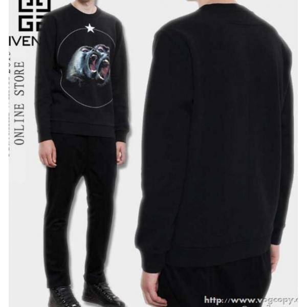 男女兼用パーカー 2026 GIVENCHY ジバンシー プルオーバーパーカー 首胸ロゴ