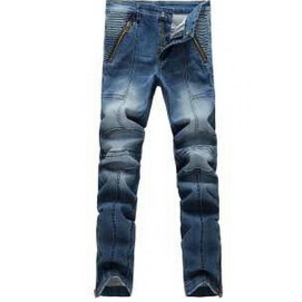 2025 値下げる BALMAIN バルマン 激安　テーパードデニムパンツ 