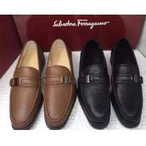 今季大ヒット！ 2026 FERRAGAMO サルヴァトーレフェラガモ レザーシューズ靴 2色可選