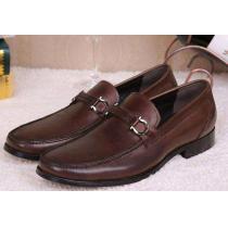 ムダな装飾を排したデザイン 2026 FERRAGAMO サルヴァトーレフェラガモ レザーシューズ靴 ビジネスシューズ 2色可選