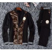 柔らかい質感 2026 VERSACE ヴェルサーチ ジャージセット 2色可選
