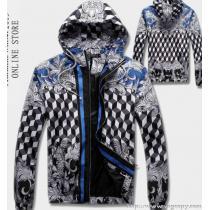 完売品 2026 VERSACE ヴェルサーチ ブルゾン フード付きコート
