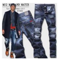 新作 2015 DSQUARED2 ディースクエアード　満足感ある ダメージデニム  