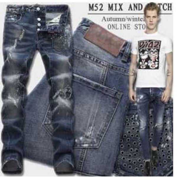 魅せれるブランド　2025 DSQUARED2 ディースクエアード　値下げる　 ダメージデニム 
