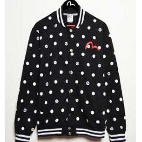 値下げるブランド 2026秋冬 evisu エヴィス 野球ウェア ドット柄　素敵なパーカー