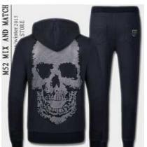 新作 2026秋冬 PHILIPP PLEIN フィリッププレイン 肌触りの良い　セットアップ上下