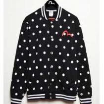 値下げるブランド 2026秋冬 evisu エヴィス 野球ウェア ドット柄　素敵なパーカー
