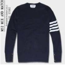 素肌に優しい　 2026秋冬 THOM BROWNE トムブラウン 値下げる　ニット 3色可選