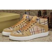 お買い得 2026秋冬 BURBERRY バーバリー 値下げる商品　ハイトップシューズ 2色可選