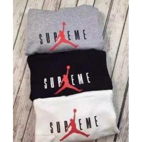 完売品 Supreme x Air Jordan　耐久性ある プルオーバーパーカー 男女兼用 3色可選