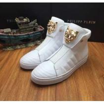 絶対欠かせない 2026秋冬 PHILIPP PLEIN フィリッププレイン 便利　ハイトップシューズ  3色可選
