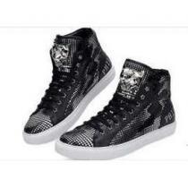相性抜群な 2026秋冬 PHILIPP PLEIN フィリッププレイン スタイルアップ　ハイトップシューズ 2色可選