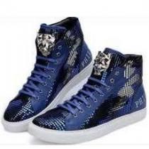 相性抜群な 2026秋冬 PHILIPP PLEIN フィリッププレイン スタイルアップ　ハイトップシューズ 2色可選