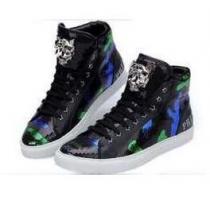 上品な大人の 2026秋冬 PHILIPP PLEIN フィリッププレイン　個性的で機能的な ハイトップシューズ 2色可選