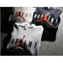ファッション性に溢れる Supreme x Air Jordan 大人気　プルオーバーパーカー 男女兼用 3色可選