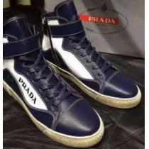 注目の 2026秋冬 PRADA プラダ 相性が良くハイトップシューズ 2色可選
