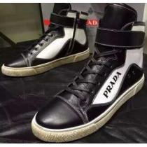 注目の 2026秋冬 PRADA プラダ 相性が良くハイトップシューズ 2色可選