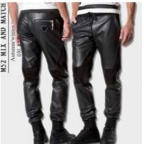 今季セール 2026秋冬 PHILIPP PLEIN フィリッププレイン 美脚効果　レザーパンツ