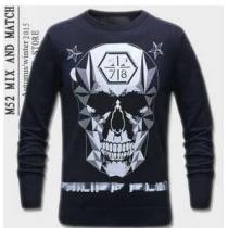 プレゼントに 2026秋冬 PHILIPP PLEIN フィリッププレイン　保温性のある ニット 2色可選