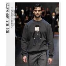 良い生地感　秋冬 dolce&gabbana ドルチェ＆ガッバーナ お洒落なデザインにプルオーバーパーカー