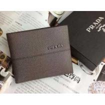 お洒落に 2026秋冬 prada プラダ 洗練された雰囲気　短財布 2色可選.158.