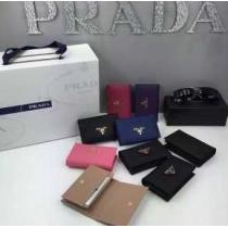 格安　秋冬 PRADA プラダ カード入れ付 小銭入れ　収納できる財布 6色可選.158.