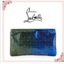 実用的なクリスチャン ルブタン Christian Louboutin Loubiposh Spikes Patent　注目のクラッチバッグ.96.