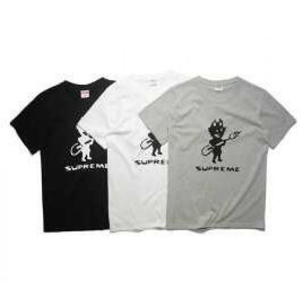 値下げる　シュプリーム　 耐久性のある　半袖tシャツ 美品 4色可選　
